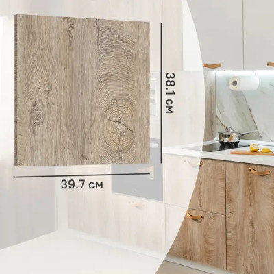 Фасад для кухонного ящика Зея 39.7x38.1 см Delinia ID ЛДСП цвет коричневый