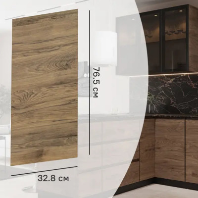 Фасад для кухонного шкафа Токио 32.8x76.5 см Delinia ID ЛДСП цвет коричневый