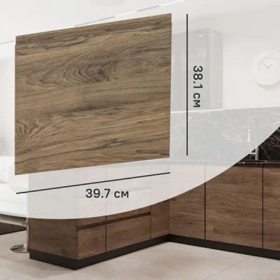 Фасад для кухонного ящика Токио 39.7x38.1 см Delinia ID ЛДСП цвет коричневый