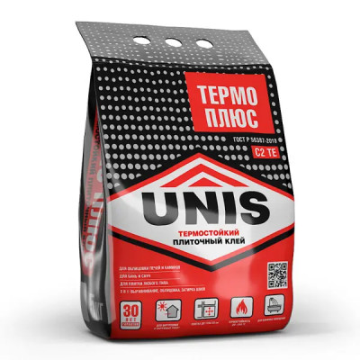 Клей для плитки Unis Термо Плюс 5 кг