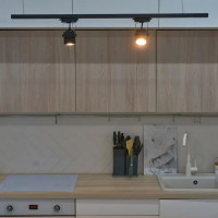 Трековый светильник Volpe Q320 под лампу GU10 50 Вт 10 м² цвет черный