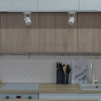 Трековый светильник Volpe Q321 под лампу GU10 50 Вт 10 м² цвет белый