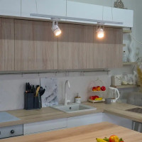 Трековый светильник Volpe Q321 под лампу GU10 50 Вт 10 м² цвет белый