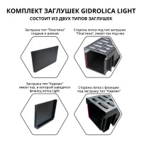 Заглушка торцевая 70x7.3x103.8 мм цвет черный