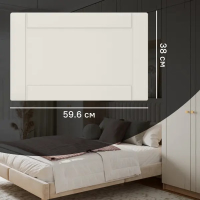 Дверь для шкафа Лион Байонна 59.6x38x1.9 см МДФ цвет латте