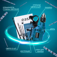 Дрель сетевая ударная Oasis DU-60, 600 Вт