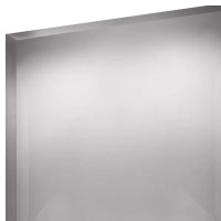 Дверь для шкафа Лион 59.6x50.8x1.6 см ЛДСП цвет серый глянец