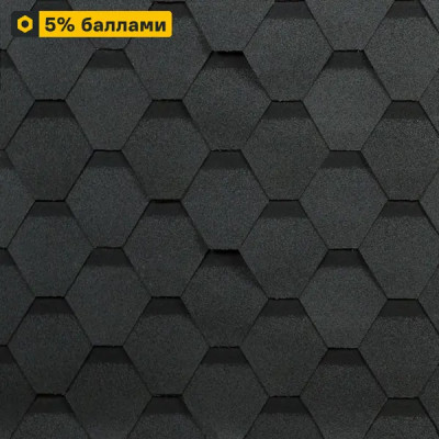 Гибкая черепица Технониколь Оптима серый 3 м²