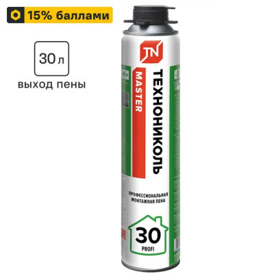 Пена монтажная профессиональная Технониколь Master Profi 30 летняя 450 мл