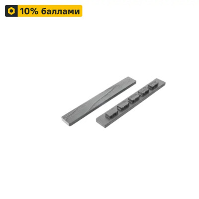 Заглушка для террасной доски T-Decks 150x20 мм ДПК цвет серый