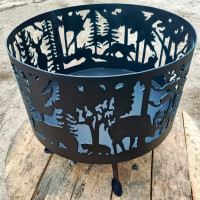 Костровая чаша Лес 600x500 мм