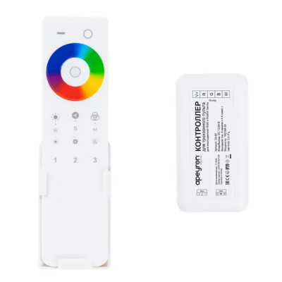 Контроллер Apeyron для соединения светодиодной ленты с RGB 12/24 В 384 Вт с пультом