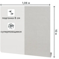 Обои флизелиновые Victoria Stenova Metallica темно-бежевые 1.06 м VS283626