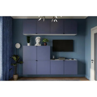 Дверь для шкафа Лион Амьен 59.4x225.8x1.9 см МДФ цвет индиго