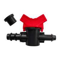 Кран стартовый для ПНД трубки BOUTTE, 16 мм