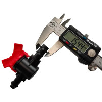 Кран стартовый для ПНД трубки BOUTTE, 16 мм