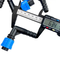 Угол переходной с ленты на капельную трубку 16 м Boutte