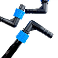 Угол переходной с ленты на капельную трубку 16 м Boutte