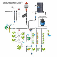 Старт-коннектор для капельной ленты Boutte 16 мм 50 шт