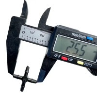 Разветвитель крестовой на 4 выхода для микротрубки Boutte 3-4 мм 30 шт