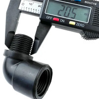 Угол пластиковый BOUTTE 1/2\