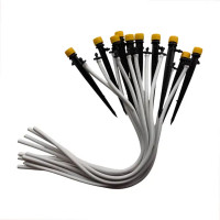 Капельница регулируемая на стойке с трубкой 4x6 мм BOUTTE, 50 шт.