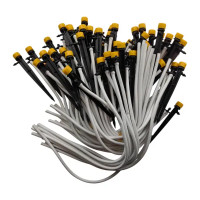 Капельница регулируемая на стойке с трубкой 4x6 мм BOUTTE, 50 шт.