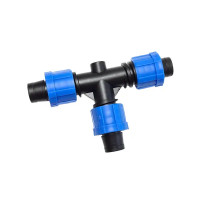 Тройник для капельной ленты BOUTTE, 16 мм 2 шт.