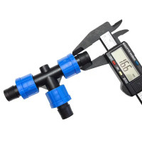 Тройник для капельной ленты BOUTTE, 16 мм 2 шт.