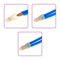 Заглушка КИЗ-6 4.8 мм цвет белый 10 шт.