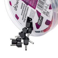 Наконечник НШВИ-2 0.5-2.5 мм² цвет разноцветный 250 шт.