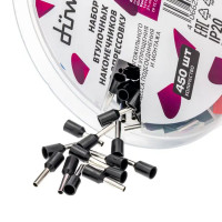 Наконечник НШВИ-1 0.5-2.5 мм² цвет разноцветный 450 шт.