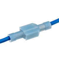 Разъем плоский мама Duwi РПИ-М(н) 2.5-6.3 мм 2.5 мм² цвет синий 10 шт.