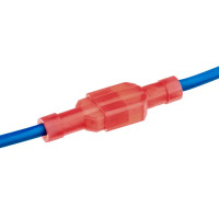 Разъем плоский мама Duwi РПИ-М(н) 1.5-6.3 мм 1.5 мм² цвет красный 10 шт.