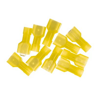 Разъем плоский папа Duwi РПИ-П(н) 6-6.3 мм 6 мм² цвет желтый 10 шт.