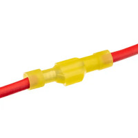 Разъем плоский папа Duwi РПИ-П(н) 6-6.3 мм 6 мм² цвет желтый 10 шт.