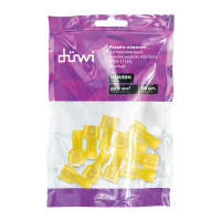 Разъем плоский папа Duwi РПИ-П(н) 6-6.3 мм 6 мм² цвет желтый 10 шт.