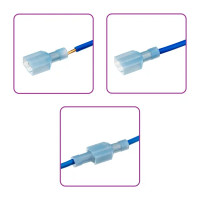 Разъем плоский папа Duwi РПИ-П(н) 2.5-6.3 мм 2.5 мм² цвет синий 10 шт.