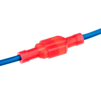 Разъем плоский папа Duwi РПИ-П(н) 1.5-6.3 мм 1.5 мм² цвет красный 10 шт.