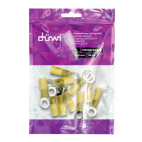 Наконечник с термоусаживаемой манжетой Duwi НКИ-Т 6-6 мм цвет желтый 10 шт.