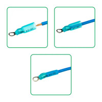 Наконечник с термоусаживаемой манжетой Duwi НКИ-Т 2.5-4 мм цвет синий 10 шт.