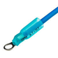 Наконечник с термоусаживаемой манжетой Duwi НКИ-Т 2.5-4 мм цвет синий 10 шт.