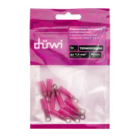 Наконечник с термоусаживаемой манжетой Duwi НКИ-Т 1.5-4 мм цвет красный 10 шт.