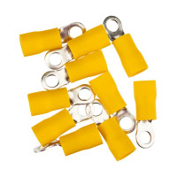 Наконечник кольцевой изолированный НКИ 6-4 мм цвет желтый 10 шт.