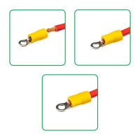 Наконечник кольцевой изолированный НКИ 6-4 мм цвет желтый 10 шт.