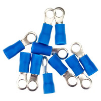 Наконечник кольцевой изолированный НКИ 2.5-4 мм цвет синий 10 шт.