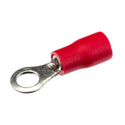 Наконечник кольцевой изолированный НКИ 1.5-4 мм цвет красный 10 шт.