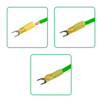 Наконечник с термоусаживаемой манжетой Duwi НВИ-Т 6 мм² цвет желтый 10 шт.