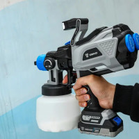 Краскопульт аккумуляторный Deko DKSG20K3, 20 В Li-ion 1x2 Ач, 590 мл/мин