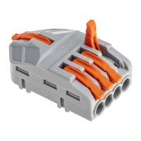 Клемма разветвительная Duwi 26666 5-проводная 4 мм 4 шт.